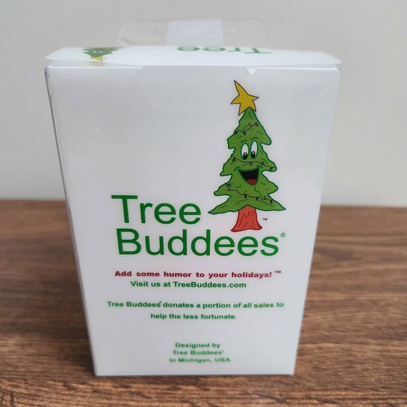 Tree Buddees Santa Bending Over Funny Ornament - Picture 3 of 3